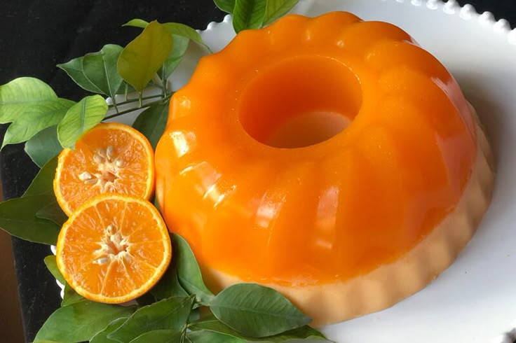 🍮 Gelatina casera de mandarina