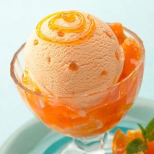 Helado de mandarina