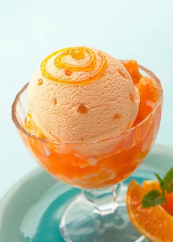 Helado de mandarina